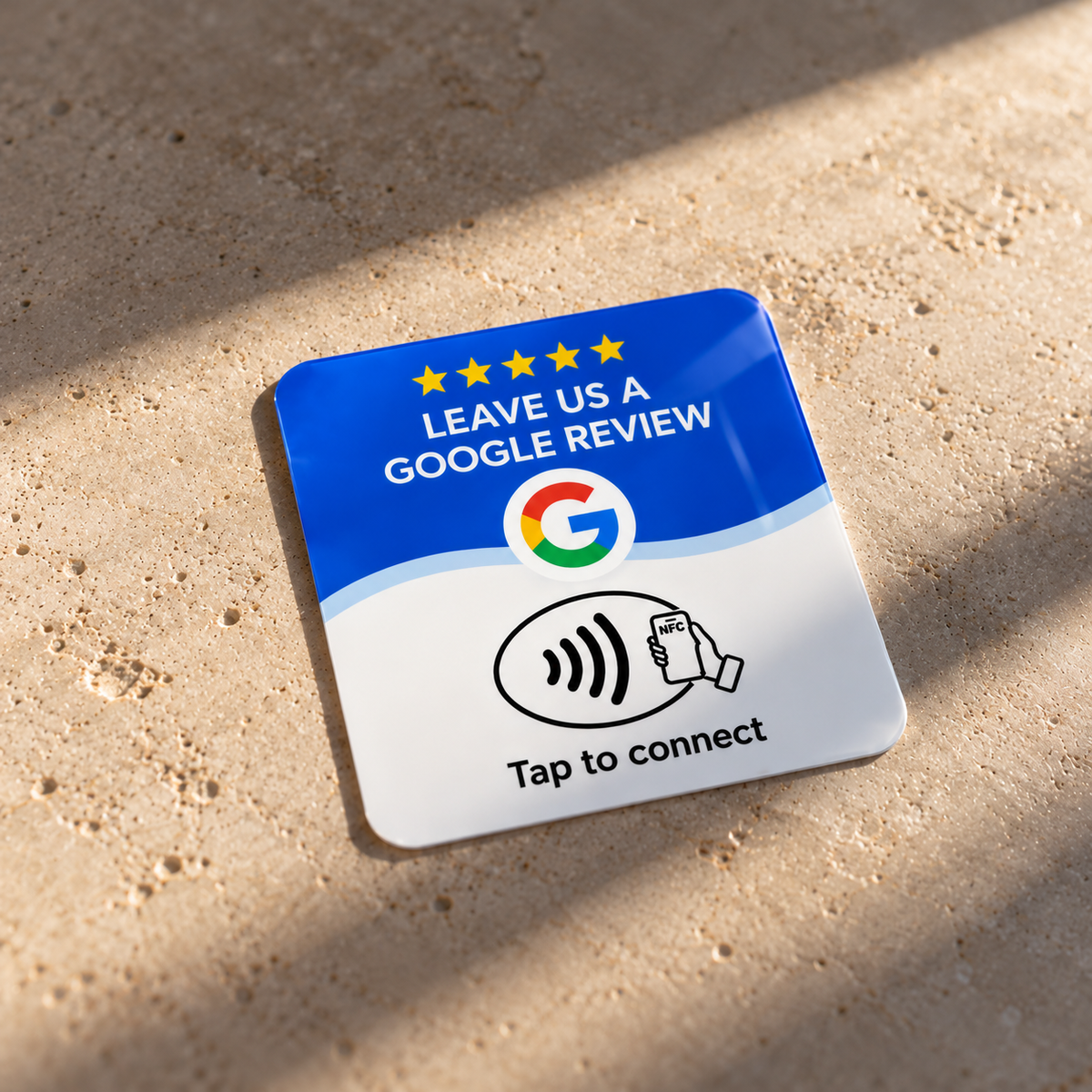 Pre-Programmed NFC Stickers (white)